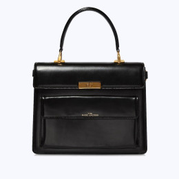 Marc Jacobs The Uptown Cow Leather Bag Black