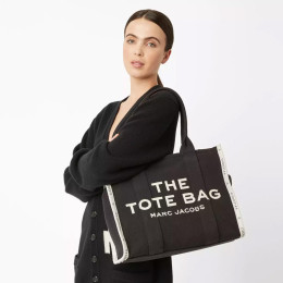 Marc Jacobs The Jacquard Large Tote Bag Black