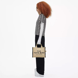 Marc Jacobs The Jacquard Medium Tote Bag Warm Sand