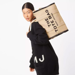 Marc Jacobs The Jacquard Large Tote Bag Warm Sand