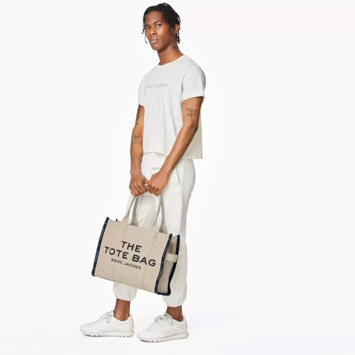 Marc Jacobs The Jacquard Large Tote Bag Warm Sand