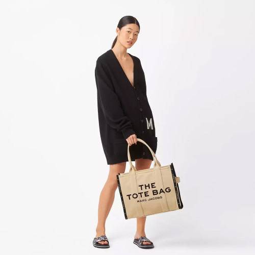 Marc Jacobs The Jacquard Large Tote Bag Warm Sand