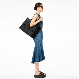Marc Jacobs The Woven Dtm Large Tote Bag Black