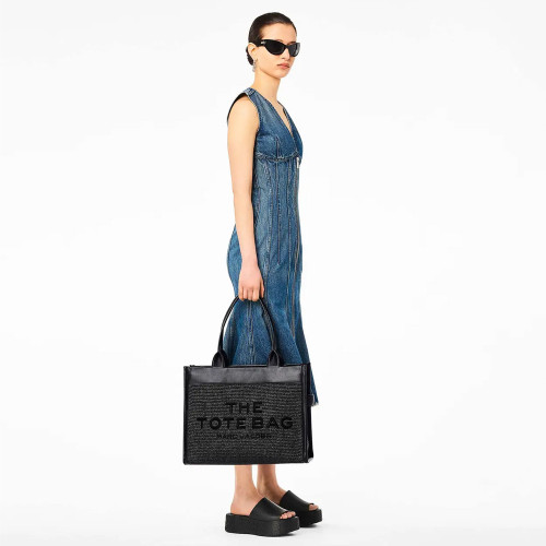 Marc Jacobs The Woven Dtm Large Tote Bag Black