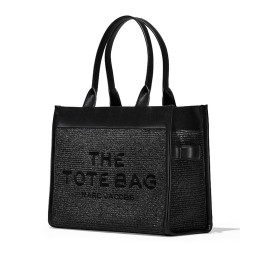 Marc Jacobs The Woven Dtm Large Tote Bag Black