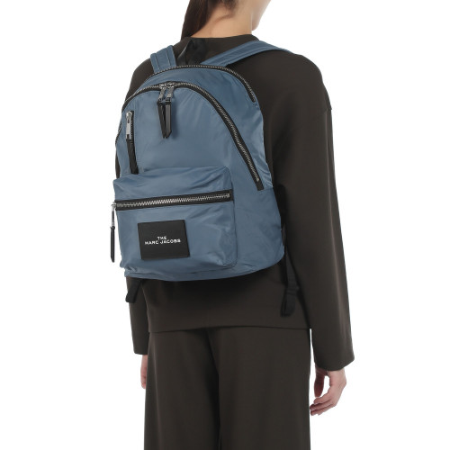 Marc Jacobs The Large Zip Backpack Blue Mirage
